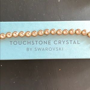 Touchstone Crystal Rose Gold Ice Bracelet